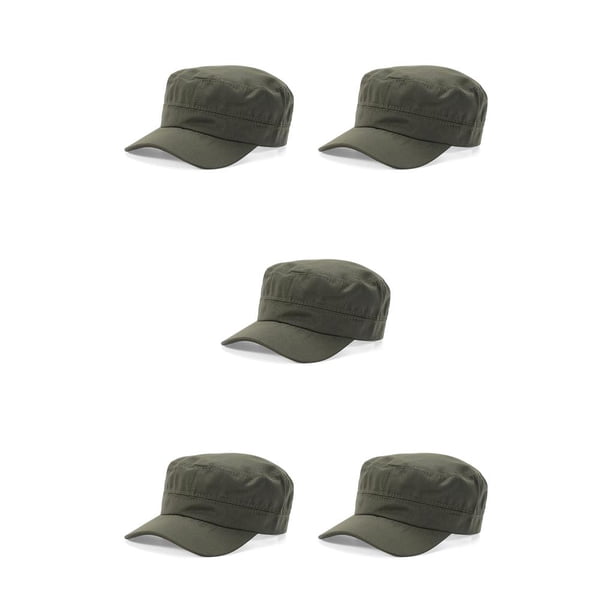 Sonducket Gorras de béisbol Sombrilla Escalada Protección solar Cómodo Unisex Servicio prolongado Verano Transpirable Sombrero plano Verde ejercito verde 5Conjunto