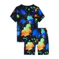 thumbnail image 5 of ATAIKU 3D Printed Boys Summer Pajamas Set Kids PJs Tee and Shorts Jammies Set 3-12Y - Ghost Face, 5 of 6