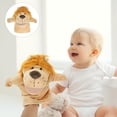 thumbnail image 2 of Cartoon Hand Puppet Toddler Animal Plush Toy Lion Shaped Hand Puppet Early Educational Toy, 2 of 8