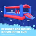 thumbnail image 4 of Sunny & Fun Fun Bouncy Inflatable Jump House for Kids with Blower, 4 of 10