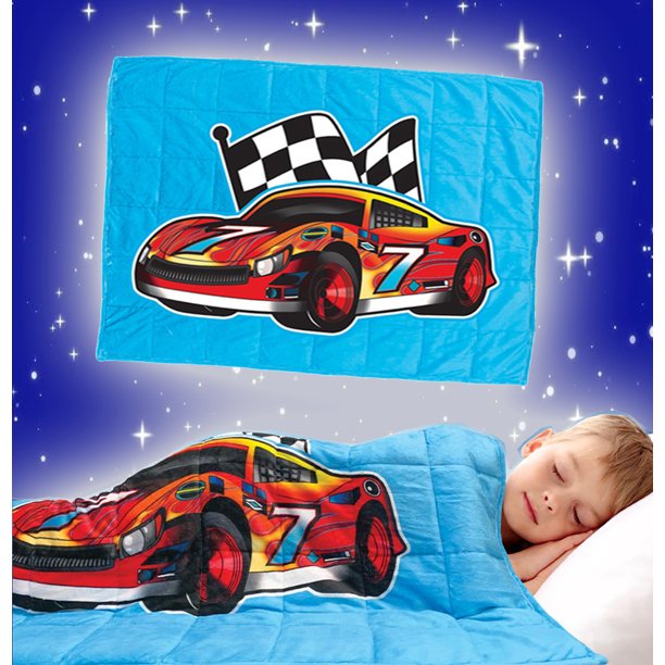 Kids Weighted Blanket 7lb Soft and Breathable Kids Blanket with Glass