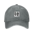 thumbnail image 1 of ZICANCN Love Pet Dogs Paw Adjustable Baseball Cap Women , Hats for Men Adult Washed Cotton Denim Baseball Caps Fashion Gray, 1 of 8