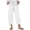 White, variant on TIHLMK Trousers for Women Women Casual High Waist Solid Summer Cotton Loose Long Straight Pants Gifts for Women