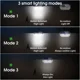 thumbnail image 5 of 266 luces solares LED para exteriores, luces solares de movimiento con 3 modos de iluminación, luz solar de seguridad, luz solar de pared para jardín, patio, garaje, camino, 5 of 5
