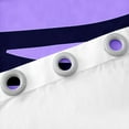 thumbnail image 5 of YST Zebra Print Curtains Black and Purple Blackout Curtains, Wild Animal Theme Curtains & Drapes Safari Bedroom Curtains, Abstract Stripe Window Treatments, 5 of 6