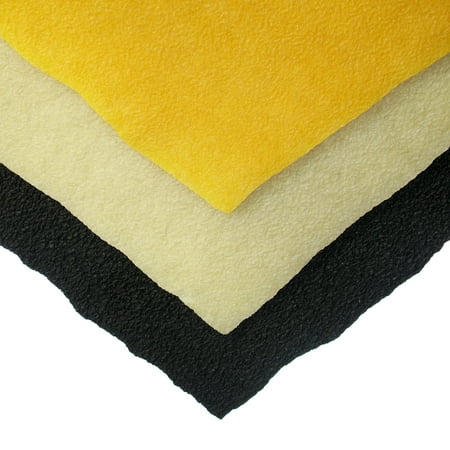 1/4" 6mm crepe rubber  18" x 20" sheets  3 colors