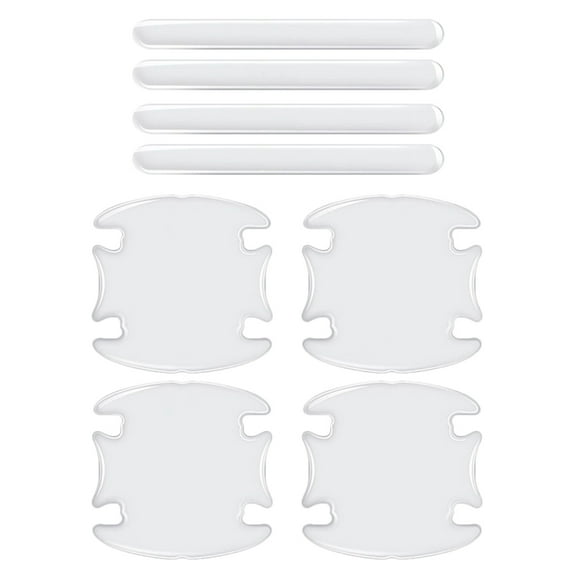 SEWCHICS Useful Car Door Handle Protectors Anti-scratch Stickers Made of PVC Transparent