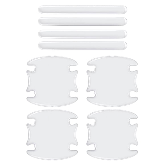 1 Set Useful Car Door Handle Protectors Auto Door Handle Anti-scratch Stickers