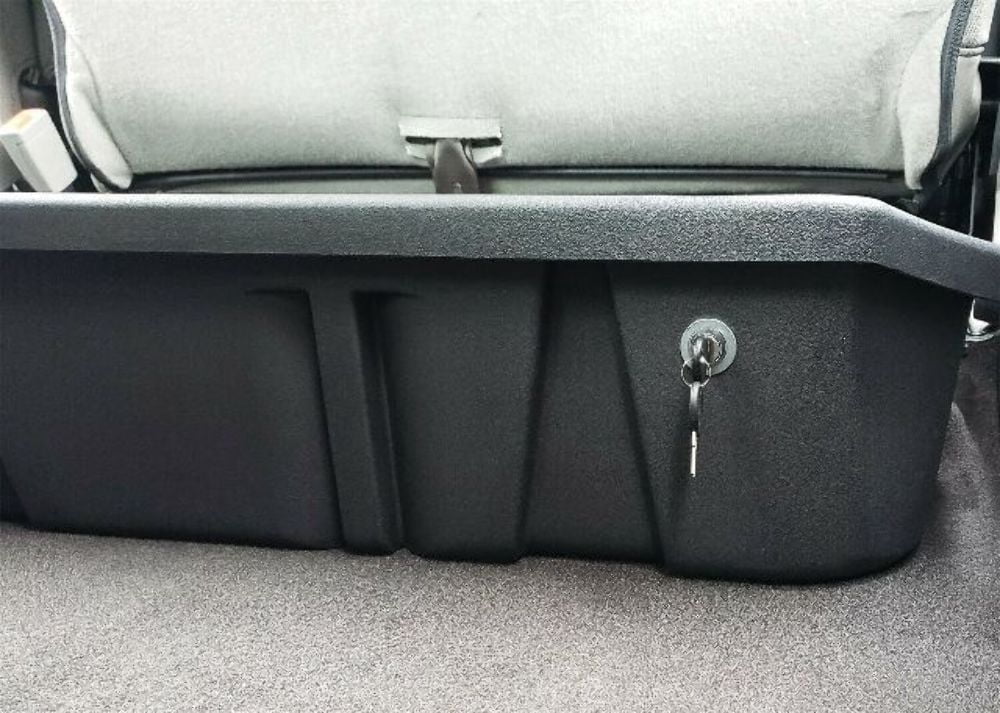 DU-HA DU-HA 20116 Lockbox Underseat Storage / Gun Case - Black 20116