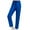 Blue, variant on Cmfcve Women's Work Pants Solid Color Wide Legged Casual Sweatpants Straight Baggy Golf Track Pants