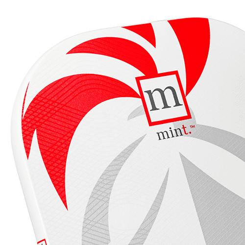 Mint Sport Mon Mirroir Pickleball Paddle – 3K Carbon Kevlar Hybrid Face, 14mm Pickleball Paddle Polypropylene Honeycomb Core, Thermoformed Edgeless Design, USAPA Approved for Spin & Control