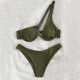 thumbnail image 1 of Traje de baño para mujer, bikini de dos piezas con hombros descubiertos y soporte de acero, color liso, trajes de baño para mujer, conjuntos de bikini para mujer, trajes de baño de bikini para mujer, 1 of 3