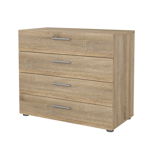 Tvilum Loft 4 Drawer Chest Dresser for Adults, Oak Structure