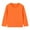 Orange, variant on breaise Kids Sweatshirts Soft Cotton Warm Crewneck Shirts Solid Color Long Sleeve Pullover Sweatshirts for Boys Or Girls