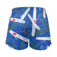 thumbnail image 3 of Women's Soft Sleep Shorts Relaxed Fit Lounge Pajama Bottoms Shorts for Women Pajama for Home and Comfort Tiny Skis, 3 of 8