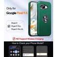 thumbnail image 2 of MYKOMI pour Google Pixel 9a Étui, Protection Militaire à Double Couche, Étui Antichoc avec Support Anneau en Métal, Support, Étui de Protection Ajustée pour Google Pixel 9a, 2 of 7