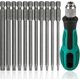 thumbnail image 1 of Set of 12 Torx Screwdrivers T6-T40, Long Screwdriver 120mm Magnetic Hand Screwdriver Sets T6-T40 Repair Tools, Magnetic Ratchet Screwdriver for Cordle, 1 of 4