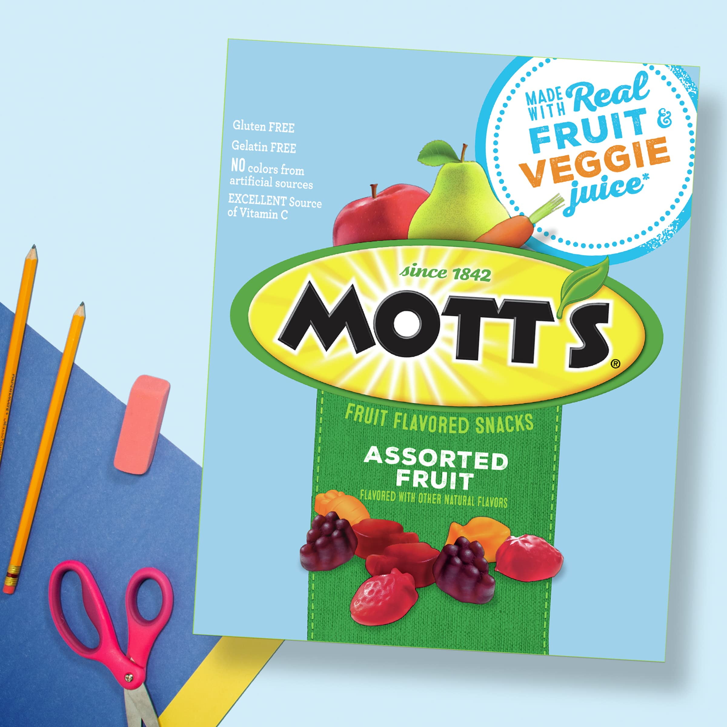Fruit Flavored Snacks  Assorted Fruit  Pouches (Pack of 48)