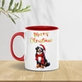 thumbnail image 5 of Merry Christmas Bernese Mountain Dog Enjoys Woofmas Winter Xmas Holiday 11oz Accent Two-tone Mug Berner Lover Gifts Coffee Tea Cup - 02022, 5 of 5