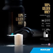 Maxler 100% Golden Whey Protein Powder - Cookies & Cream 5 lb