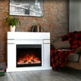 thumbnail image 4 of 36" Wall Mount Electric Fireplace,Adjustable Flame Colors & Temperature,Remote Control,Timer,750W/1500W, 4 of 6