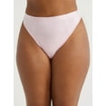 thumbnail image 3 of Joyspun Women’s Ribbed Modal Thong Panties, 3-Pack, Sizes XS to 3X, 3 of 3