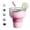 PINK, variant on 16 oz Cocktail Tumbler with Lid and Straw - Stainless Steel Insulated Margarita Tumbler - 320° Sippable Stemless Wine Cup for Party