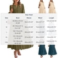 thumbnail image 3 of MaFYtyTPR Casual Dresses for Women Fashion Ladies Solid Color Long Sleeve V-Neck Elastic Waist Pleated Maxi Dress A-Blue M, 3 of 6