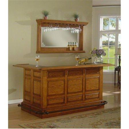 ECI Furniture Manchester Raised Panel Return Bar-Finish:Burnished Oak