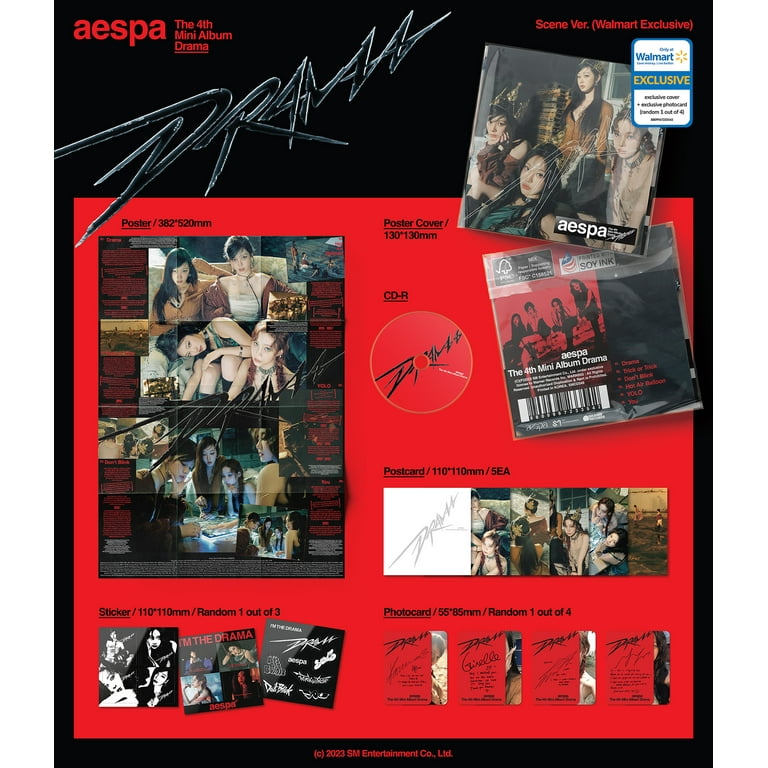 Aespa - Drama - The 4th Mini-Album (Scene Ver.) (Walmart