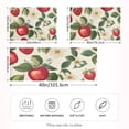 thumbnail image 2 of Yayeee Pillowcase King Size Set of 2 Satin Wrinkle Resistant Pillow Case, Apple Leaves Pattern, 2 of 7