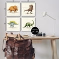 thumbnail image 3 of Stupell Educational Dinosaurs Scientific Species Animals & Insects Painting White Framed Art Print Wall Art, Set of 4, 3 of 8