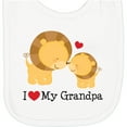 thumbnail image 2 of Inktastic I Love My Grandpa Newborn Bib, 2 of 3
