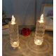 thumbnail image 1 of Juego de 2 minilámparas de escritorio LED, lámpara pequeña con forma de vela para decoración de cumpleaños, bodas, Halloween y Navidad, 1 of 5