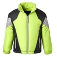 thumbnail image 6 of Coats for Boys Fleece Lined Snowboard Hooded Colorblock Winter Puffer Jacket - Lime (8), 6 of 8