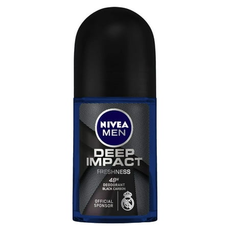 NIVEA MEN Deodorant Roll-on, Deep Impact Freshness, (Best Nivea Deodorant For Men)