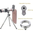 thumbnail image 3 of LINLIN Phone Camera Lens,Universal 18x Telephoto Lens Monocular Optical Telescope Lens External Mobile Phone Telescope with Tripod and Universal Clip for iPhone, Samsung Galaxy,LG, HTC,Huawei and More, 3 of 9
