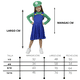 thumbnail image 2 of Disfraz Vestido Luigi Plomera Verde FX Costumes Infantil Niña Talla 1 a 3 años, 2 of 7