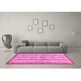 thumbnail image 3 of Ahgly Company Indoor Square Abstract Pink Modern Area Rugs, 7' Square, 3 of 4