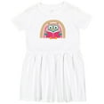 thumbnail image 3 of Inktastic Book Lover Owl Reading Librarian Girls Toddler Dress, 3 of 5