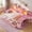 Pink, variant on Toogaho Twin Daybed with Desk & Charging Station & Bookcase Storage,Metal Platform Bed Frame with 7 Storage Drawers & LED Light & Open Shelves,White