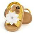 thumbnail image 2 of Infant Baby Girl Boy Sandals Comfort Premium Summer Outdoor Casual Beach Shoes with Flower Bowknot Anti Slip Rubber Sole Newborn Toddler Prewalker First Walking Shoes 0-18M, 2 of 7
