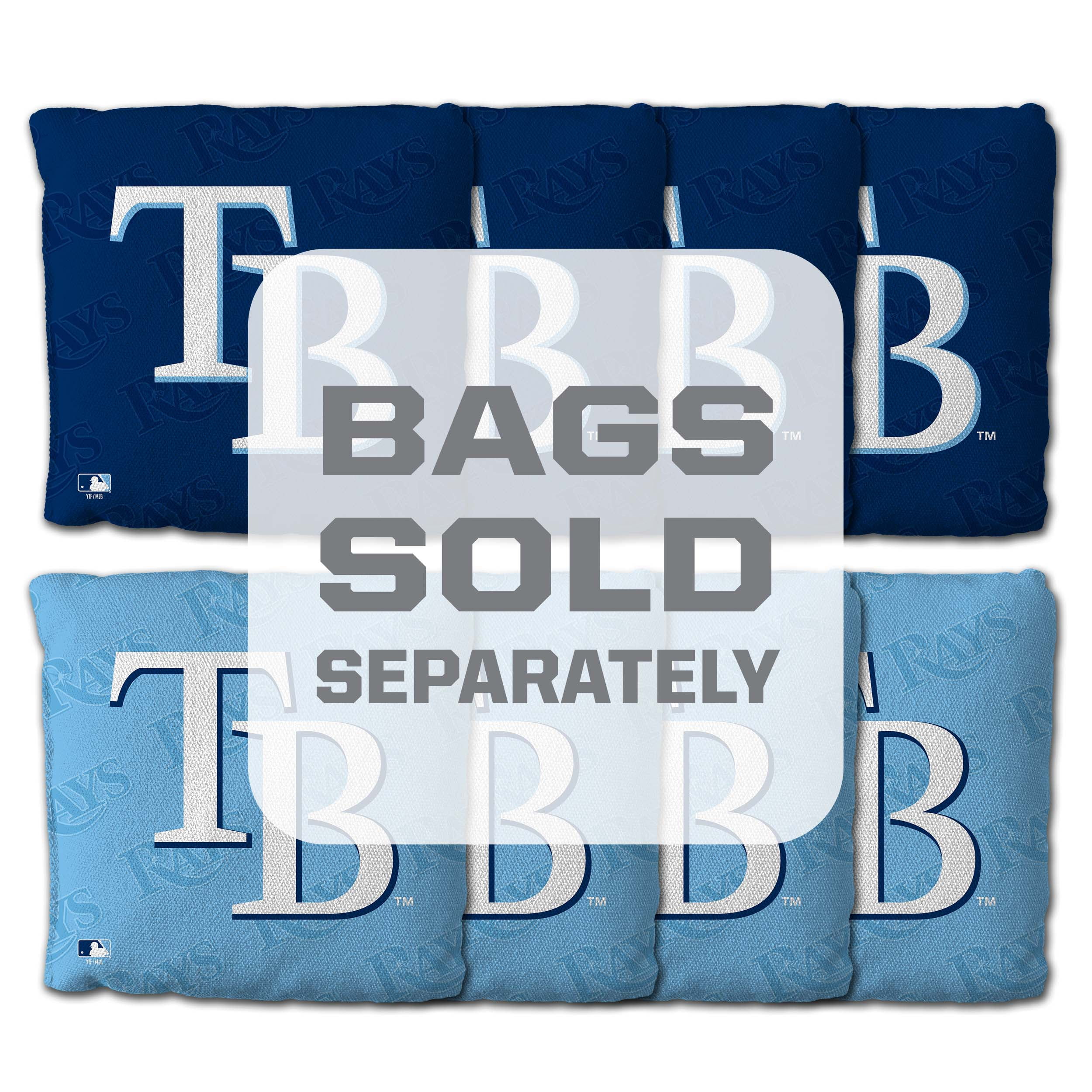YouTheFan MLB Tampa Bay Rays 2' x 3' Cornhole Game No Bags