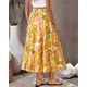 thumbnail image 5 of Falda BTFBM Midi con estampado floral Maxi para mujer Verano 2025, 5 of 6