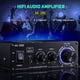 thumbnail image 4 of Mini amplificador de potencia de audio de 2.0 canales Facmogu AK280 200 W+200 W, 4 of 7