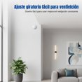 thumbnail image 2 of Abbraccia Salida de aire circular, ventilación limpia interior, difusor de escape giratorio, alabastro, 2 of 6