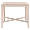 thumbnail image 2 of Pemberly Row Table d'Extérieur Carré en Teck de 42 Pouces Hauteur Comptoir, Gris, 2 of 14