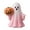 B, variant on Cute Pink Pumpkin Ghost Figurine Pastel Halloween Decorations for Home Kawaii Resin Statue Tabletop Centerpiece Mantel Shelf Party Gift,B