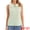 Green, variant on DARING DIVA Women's Button-Down Peter Pan Collar Tank Tops XS Apricot