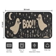 thumbnail image 5 of Happy Halloween Pumpkin Non Slip Washable Door Mat Ghost Boo Spooky Doormat Plain the Indoor Door Mat/Outdoor Crystal Velvet 30x17 Inches, 5 of 7